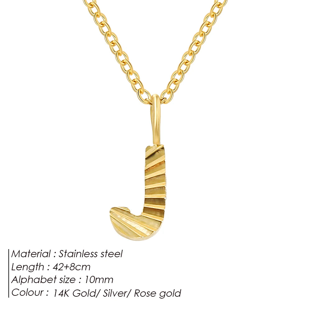 Personalized stainless steel necklace Corina