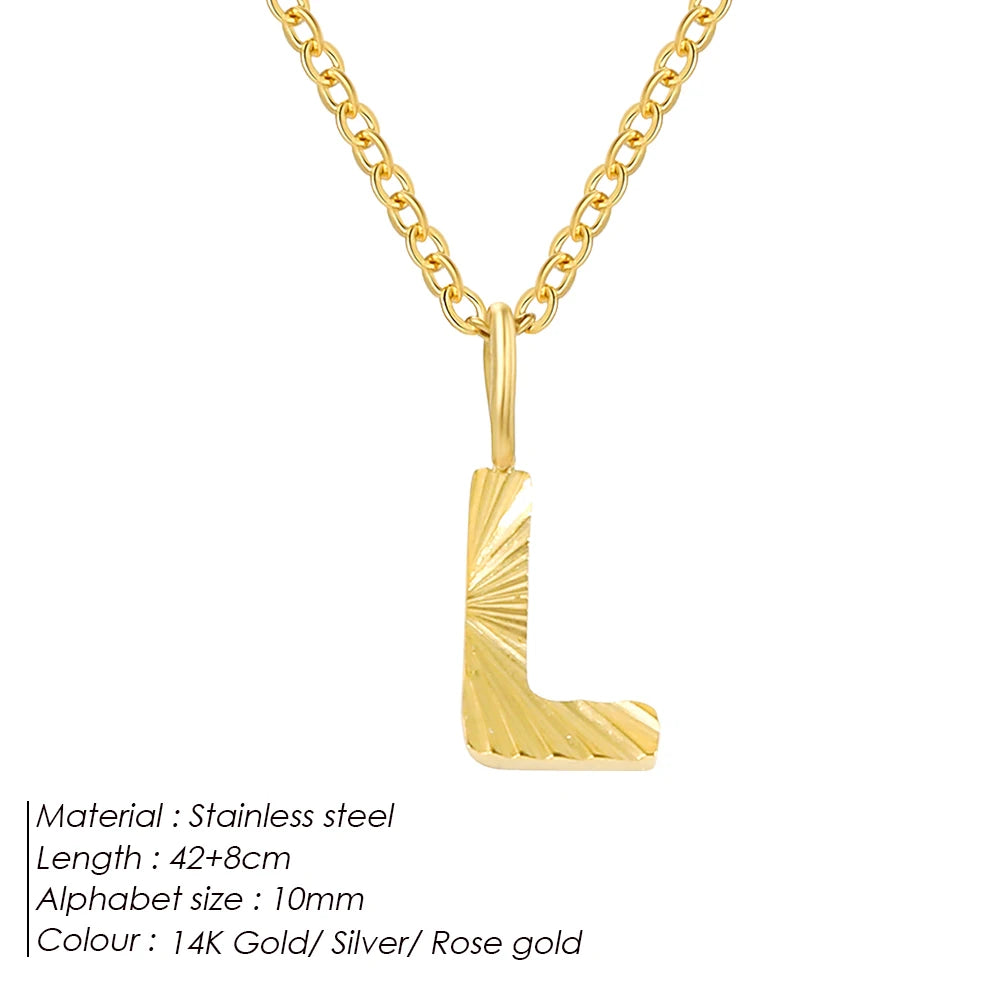 Personalized stainless steel necklace Corina