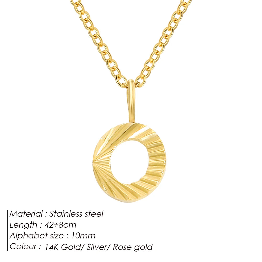 Personalized stainless steel necklace Corina