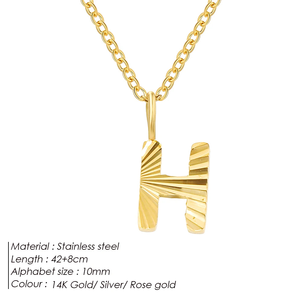 Personalized stainless steel necklace Corina