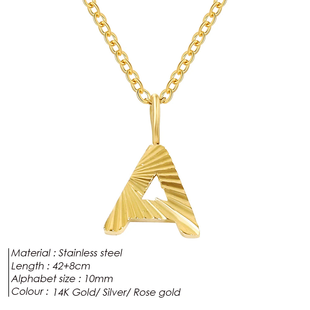 Personalized stainless steel necklace Corina