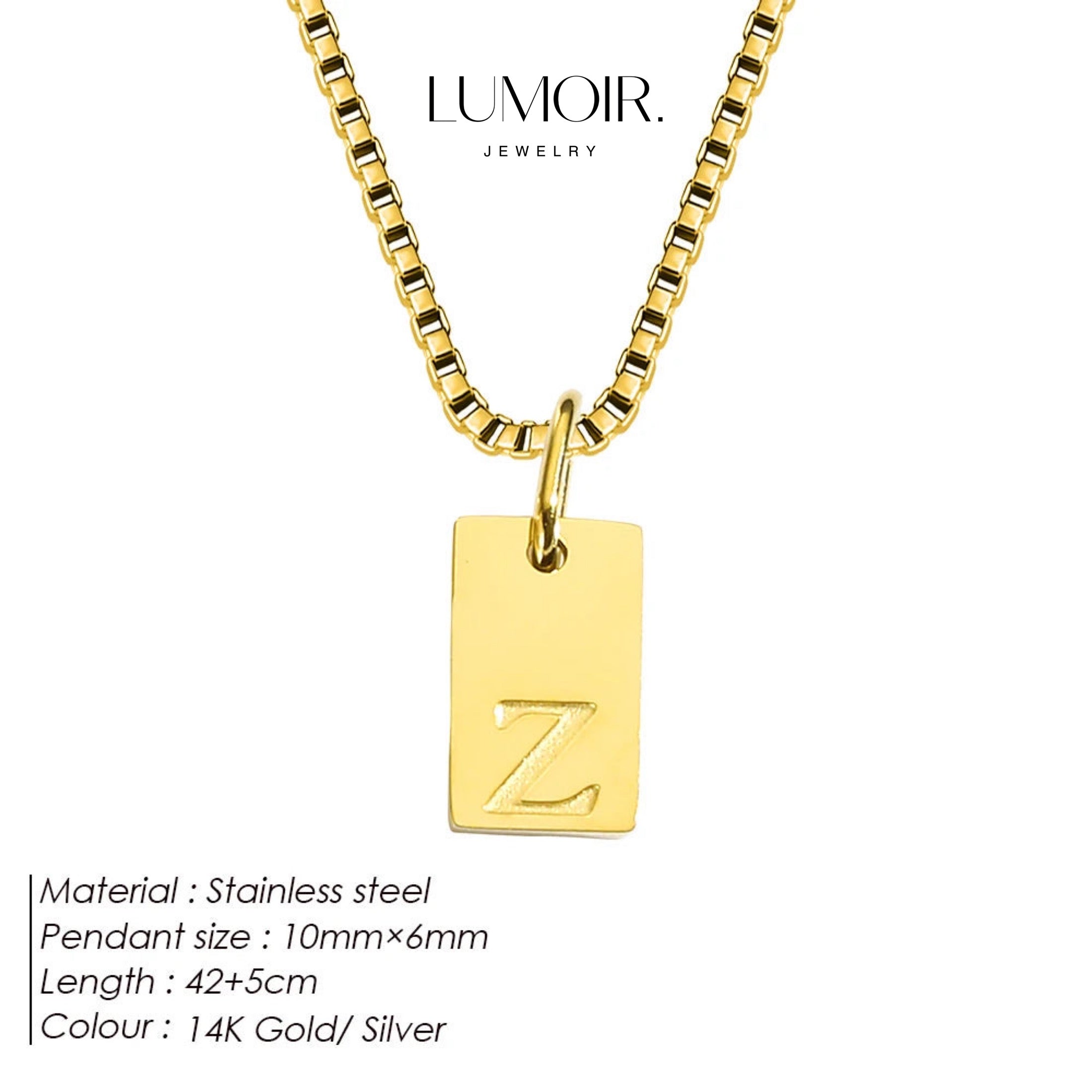 Collier personnalisé en acier inoxydable Luana