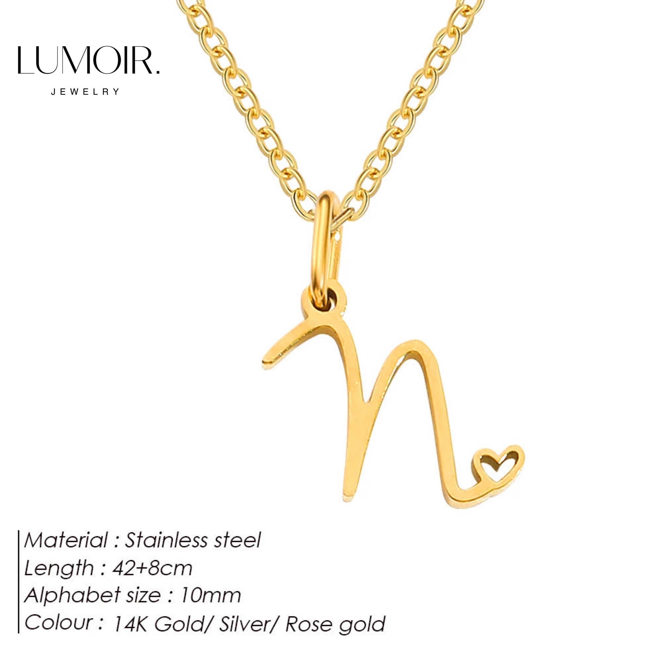 Collier personnalisé en acier inoxydable Venice