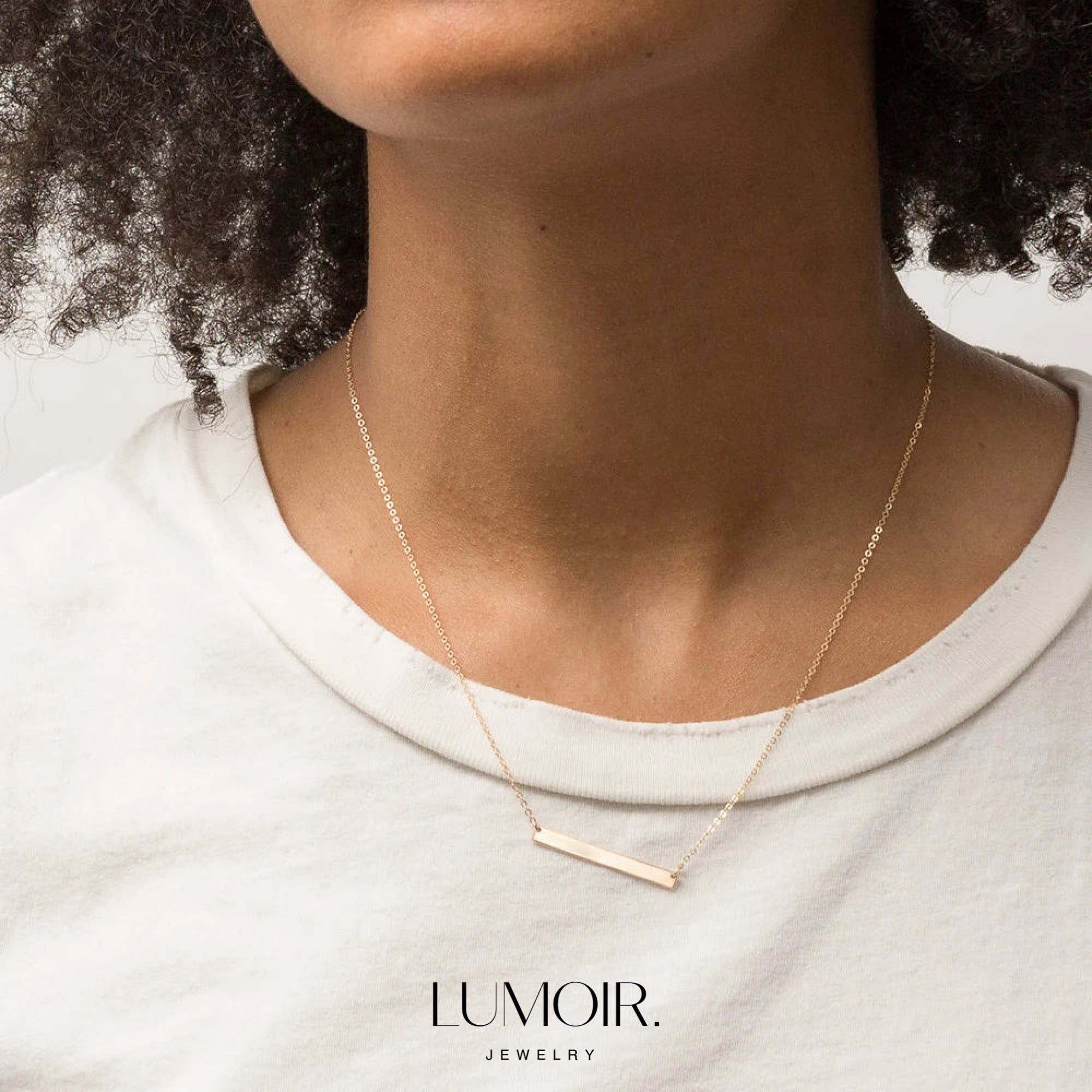 Collier personnalisé en acier inoxydable Elina