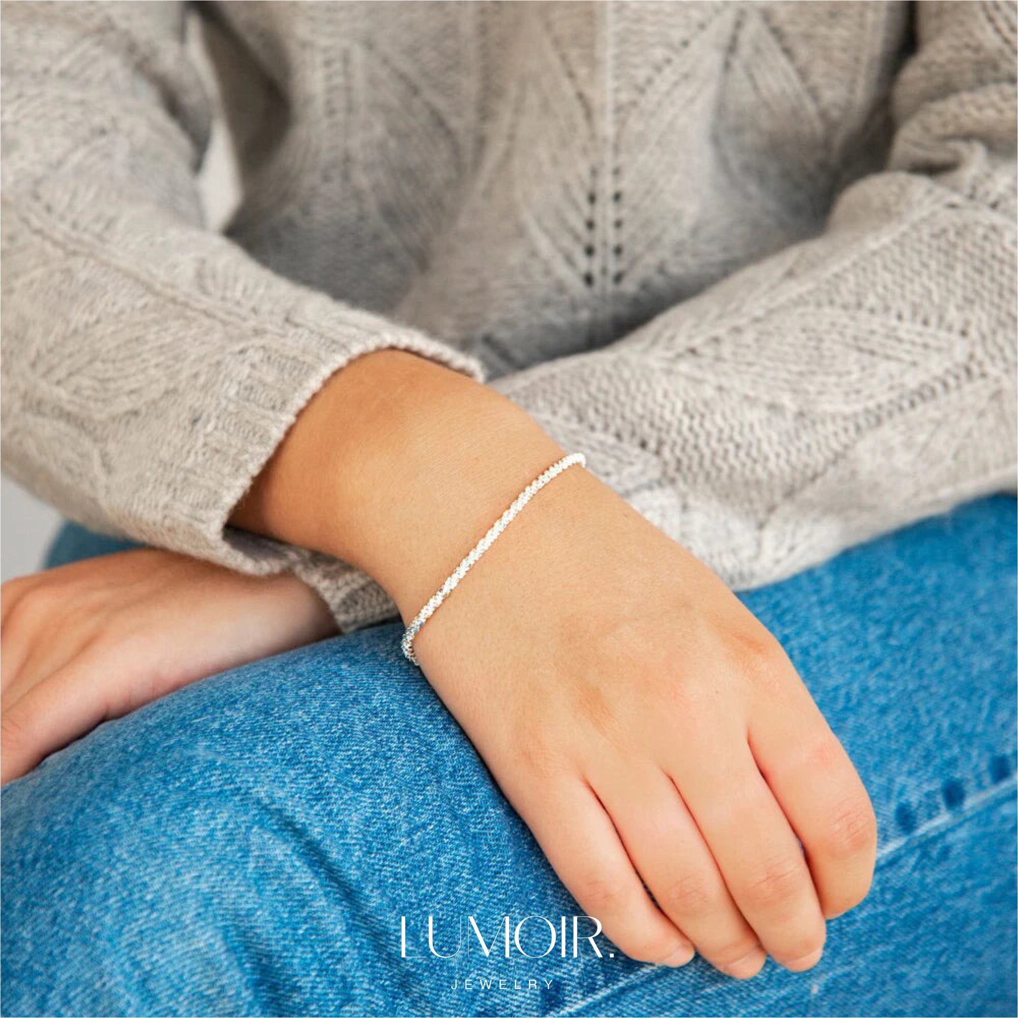 Bracelet en acier inoxydable Lora