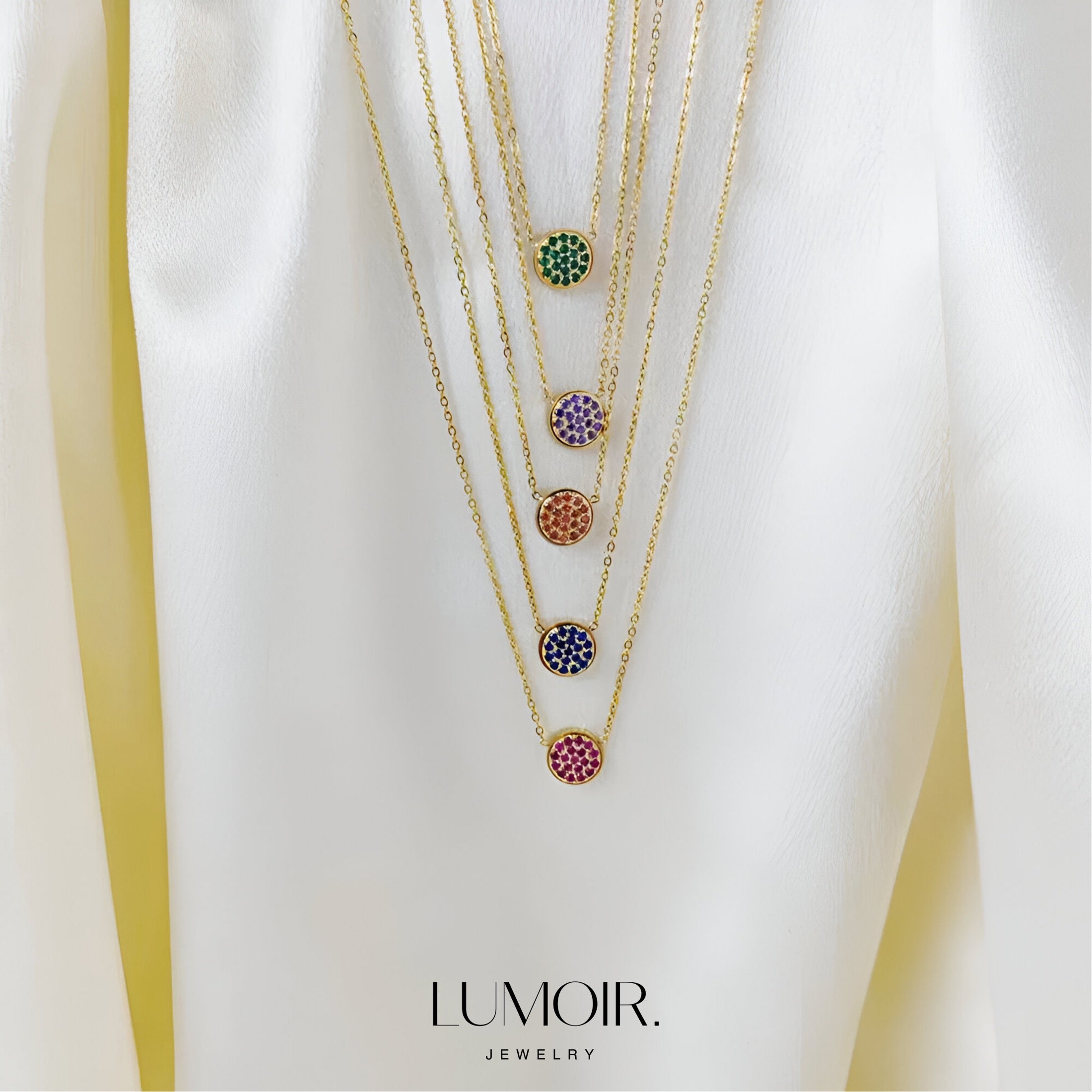 Collier pierre de naissance Elina