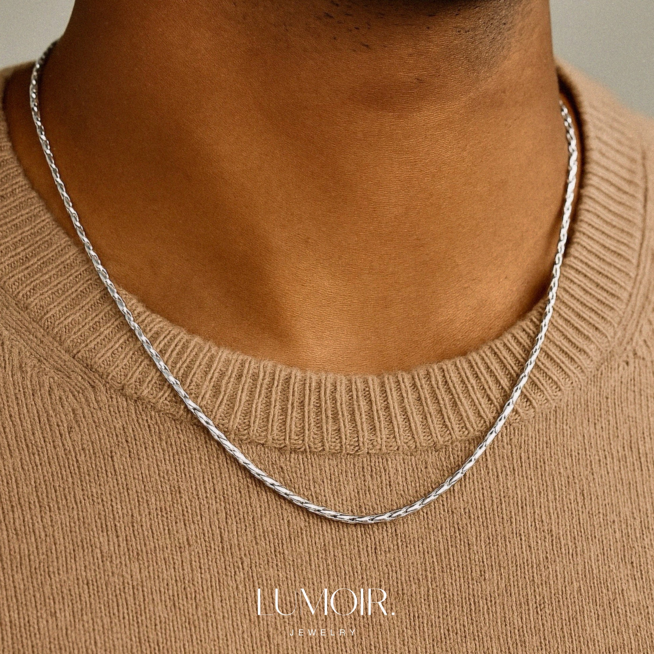 Collier personnalisé en acier inoxydable Fabrizio