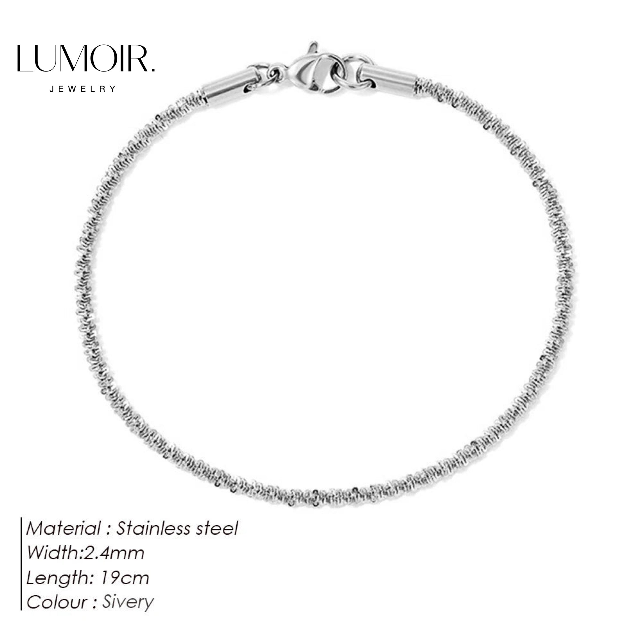 Bracelet en acier inoxydable Lora