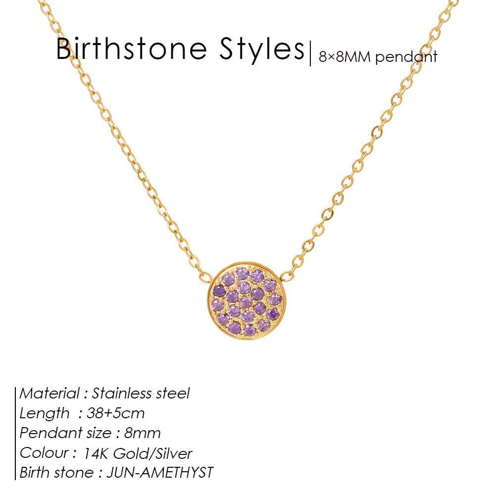 Collier pierre de naissance Elina