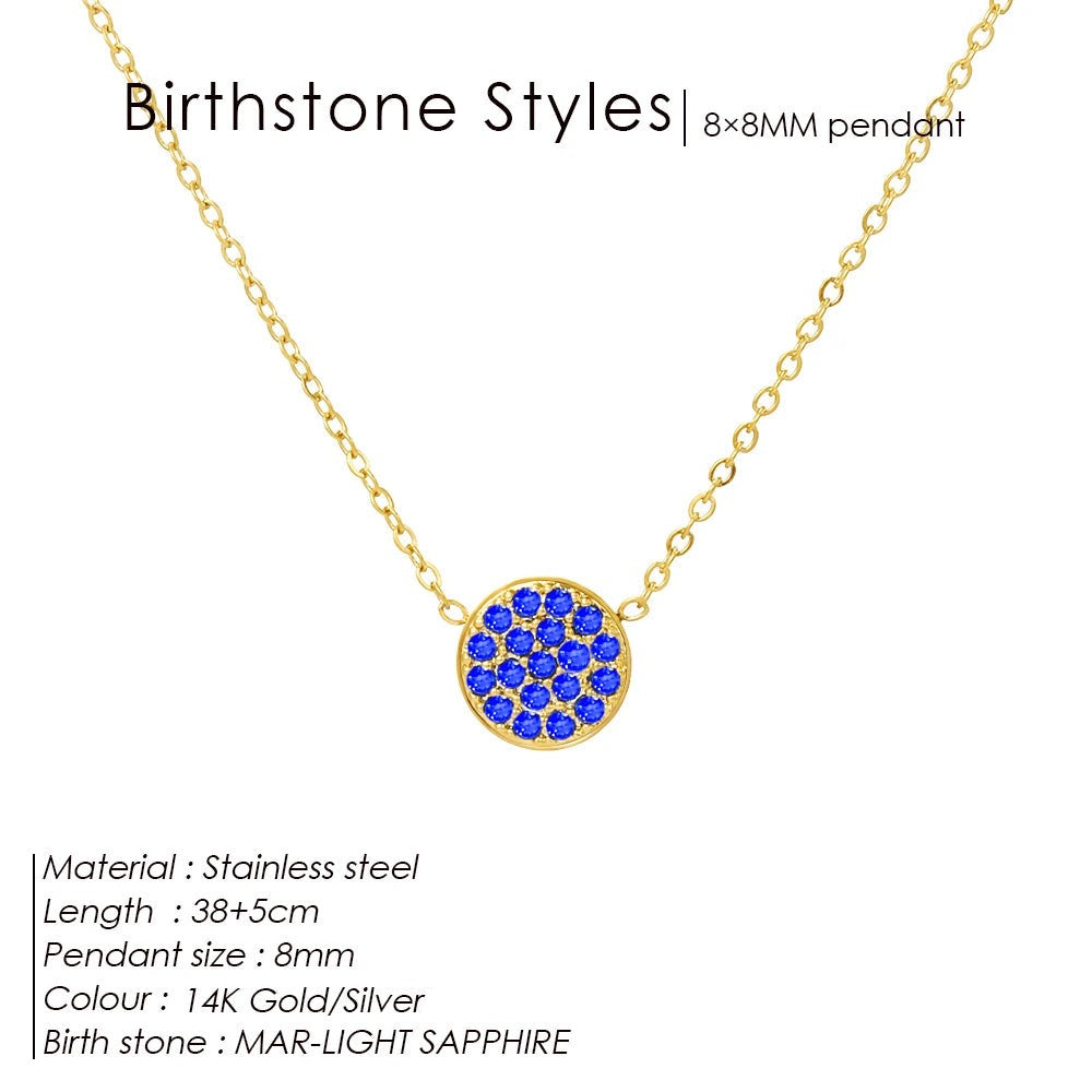 Collier pierre de naissance Elina