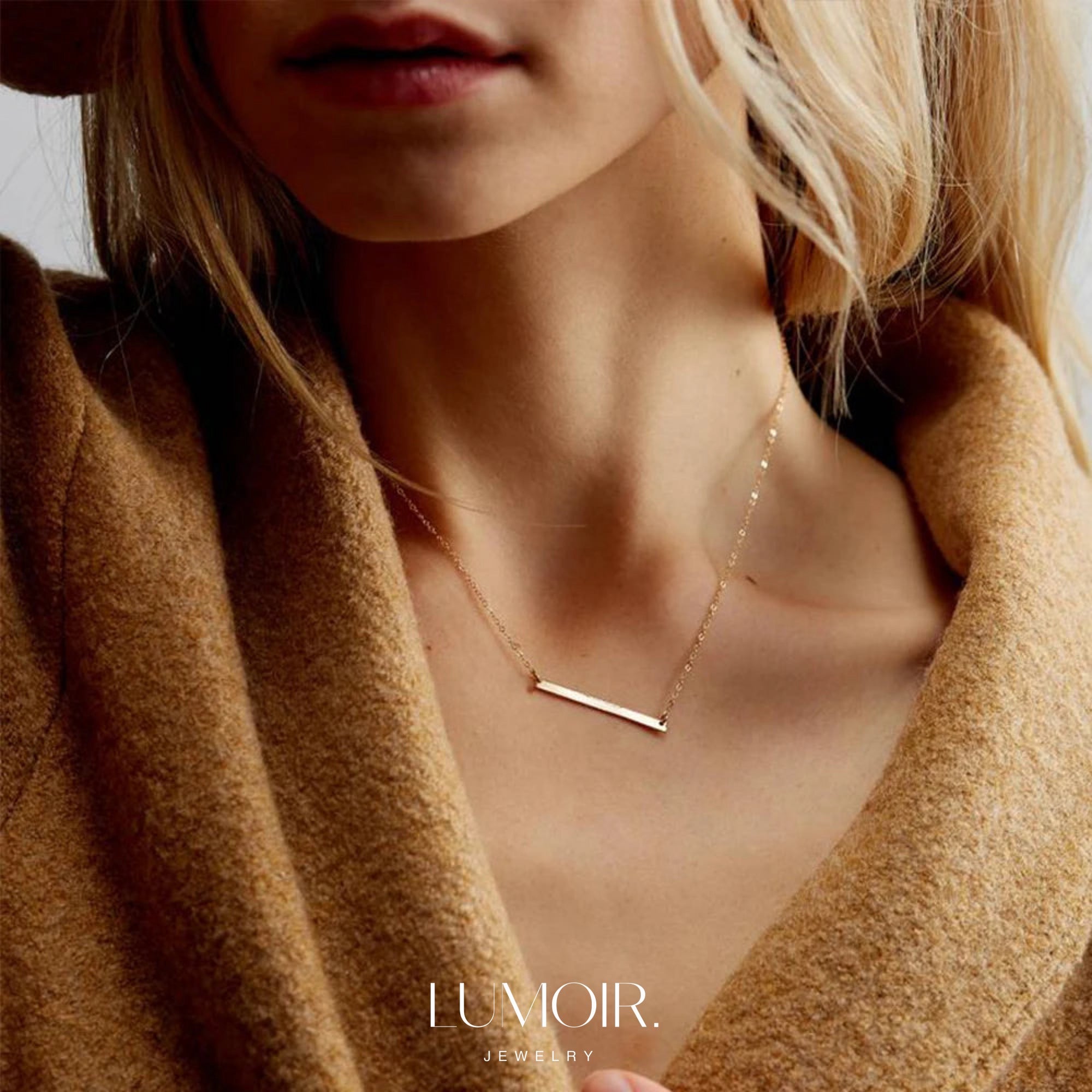 Collier personnalisé en acier inoxydable Elina