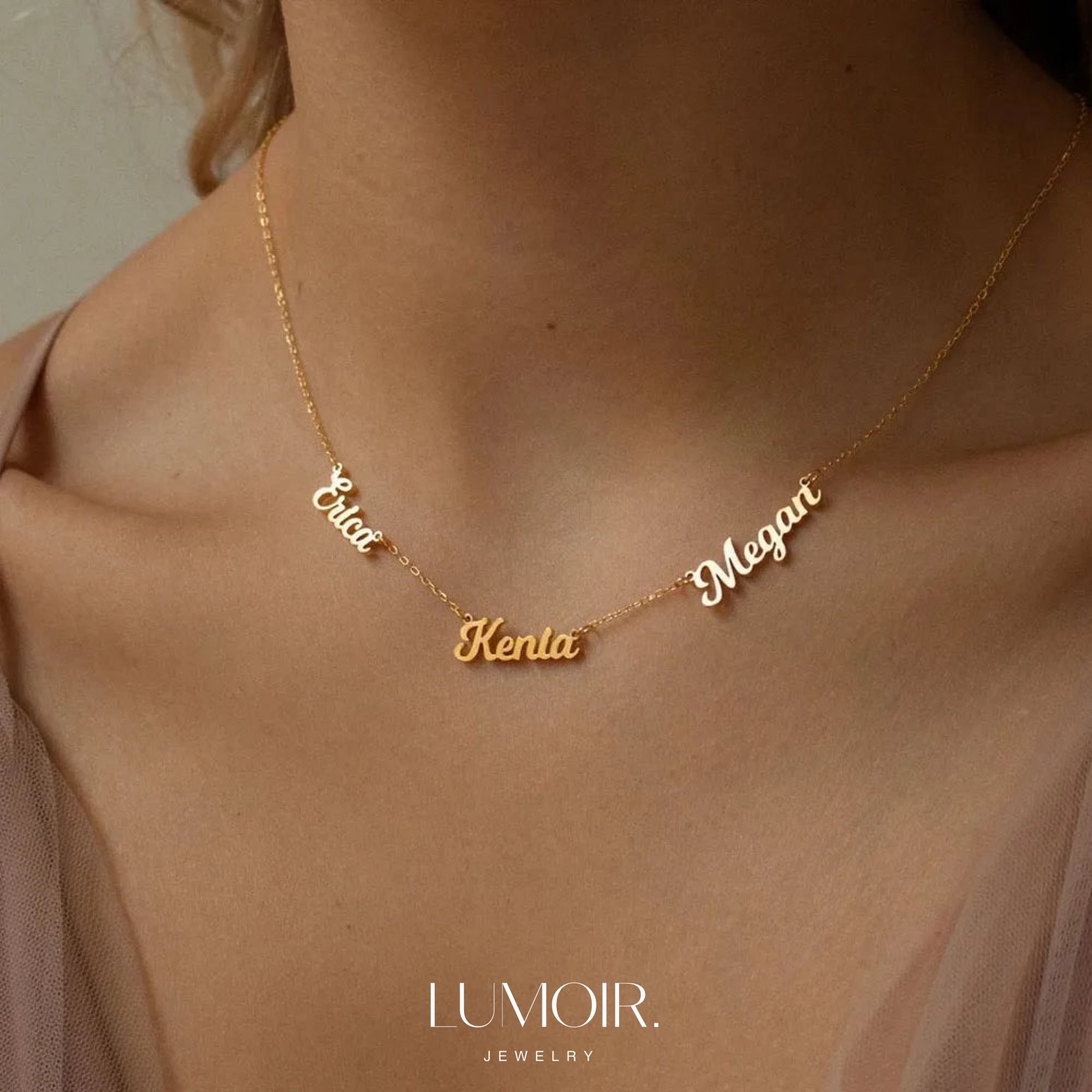 Collier personnalisé en acier inoxydable Terra