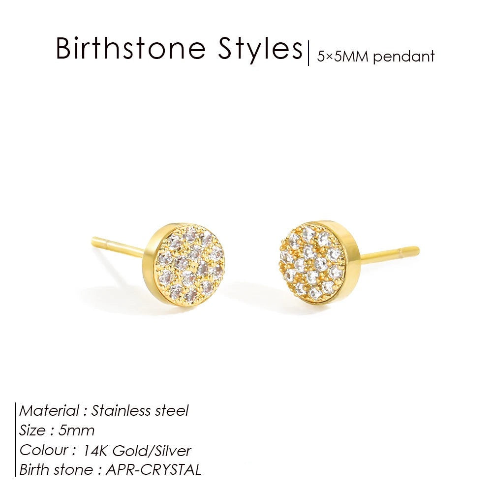 Boucles d'oreilles pierre de naissance Zanira