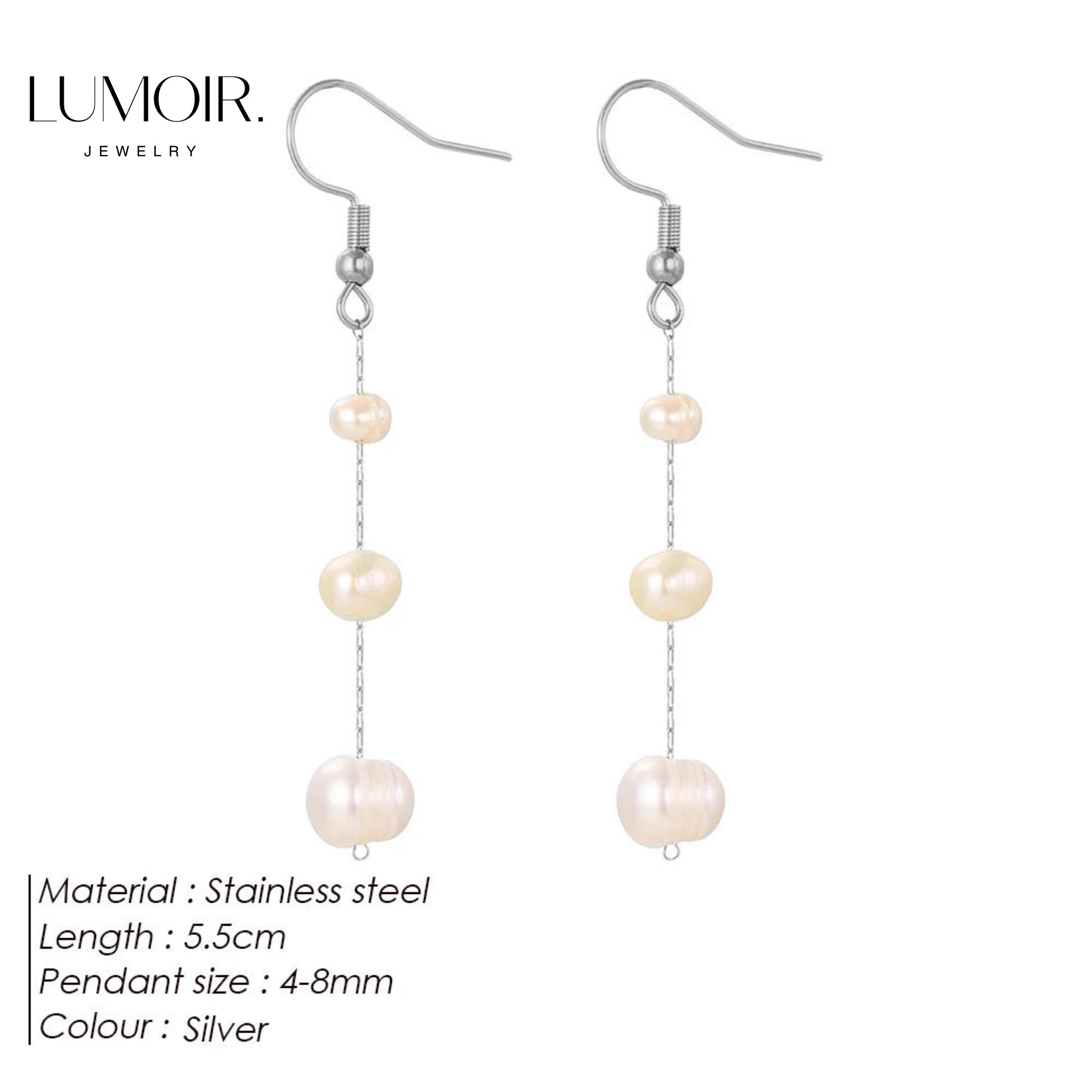 Boucles d'oreilles en perles Jane