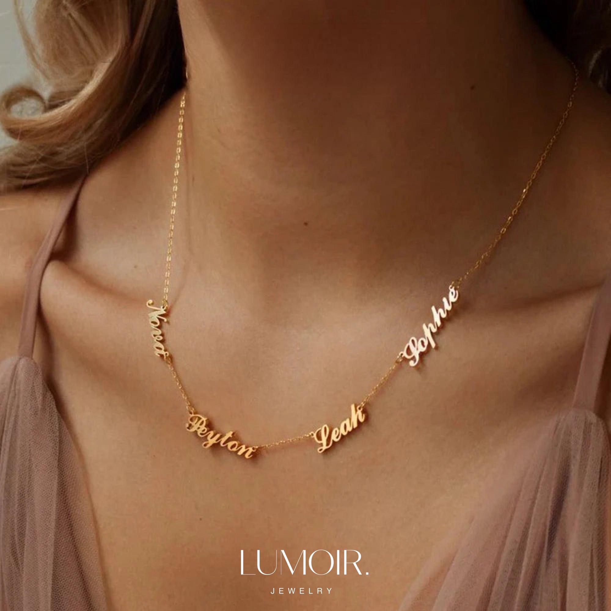 Collier personnalisé en acier inoxydable Terra