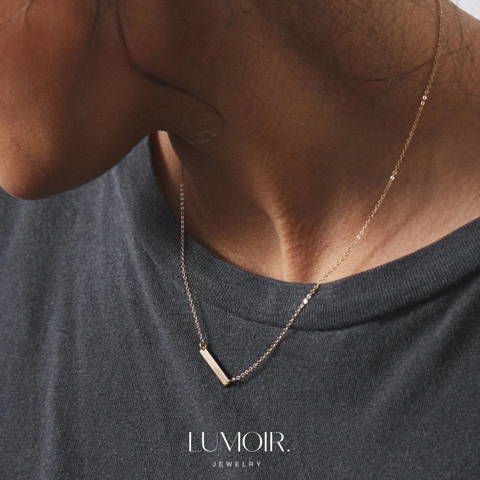 Collier personnalisé en acier inoxydable Elina