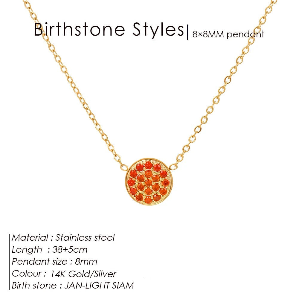 Collier pierre de naissance Elina