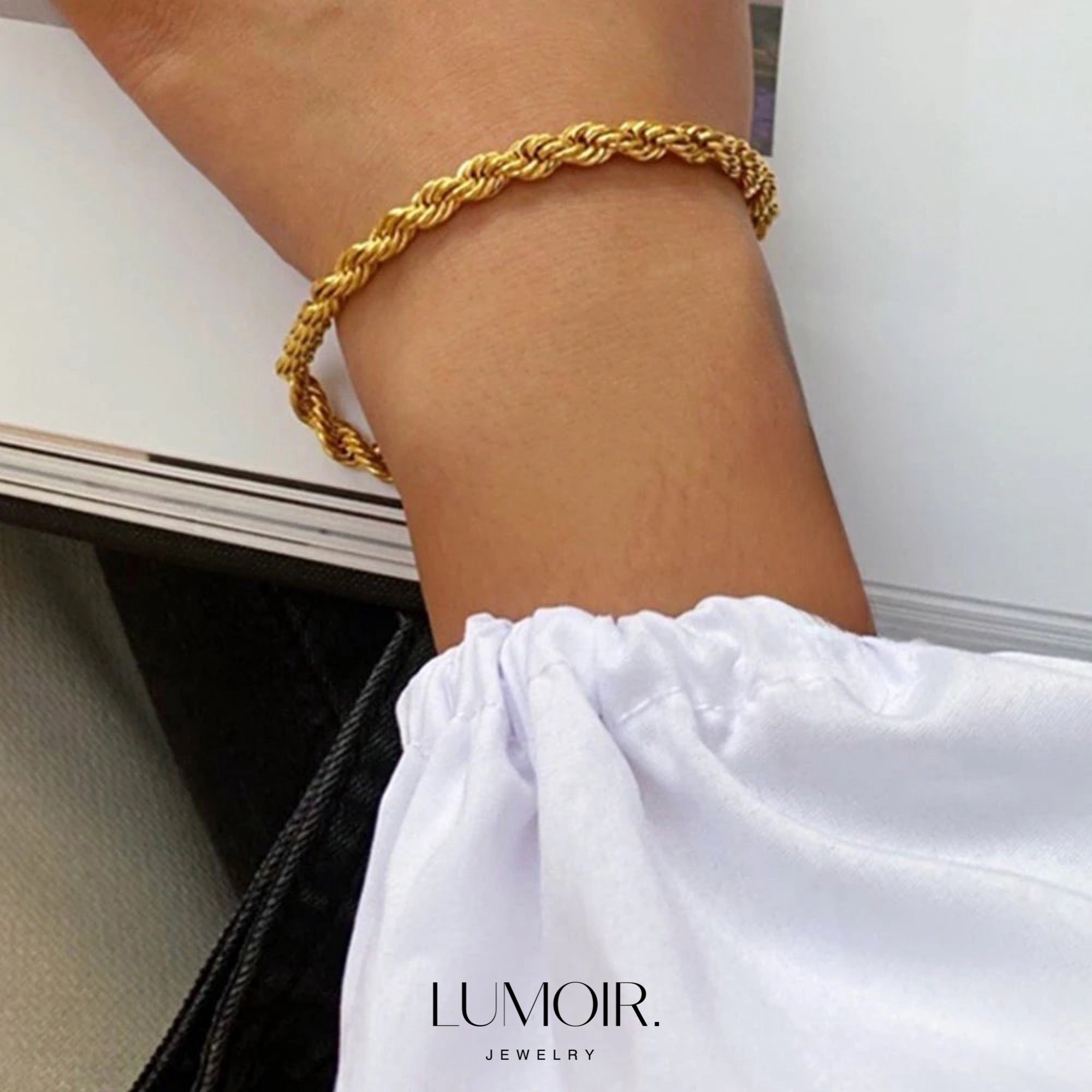 Bracelet en acier inoxydable Ara