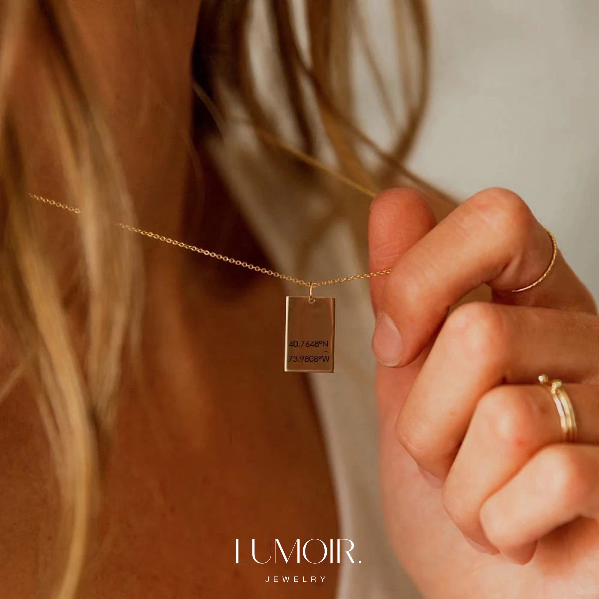 Collier personnalisé en acier inoxydable Paola
