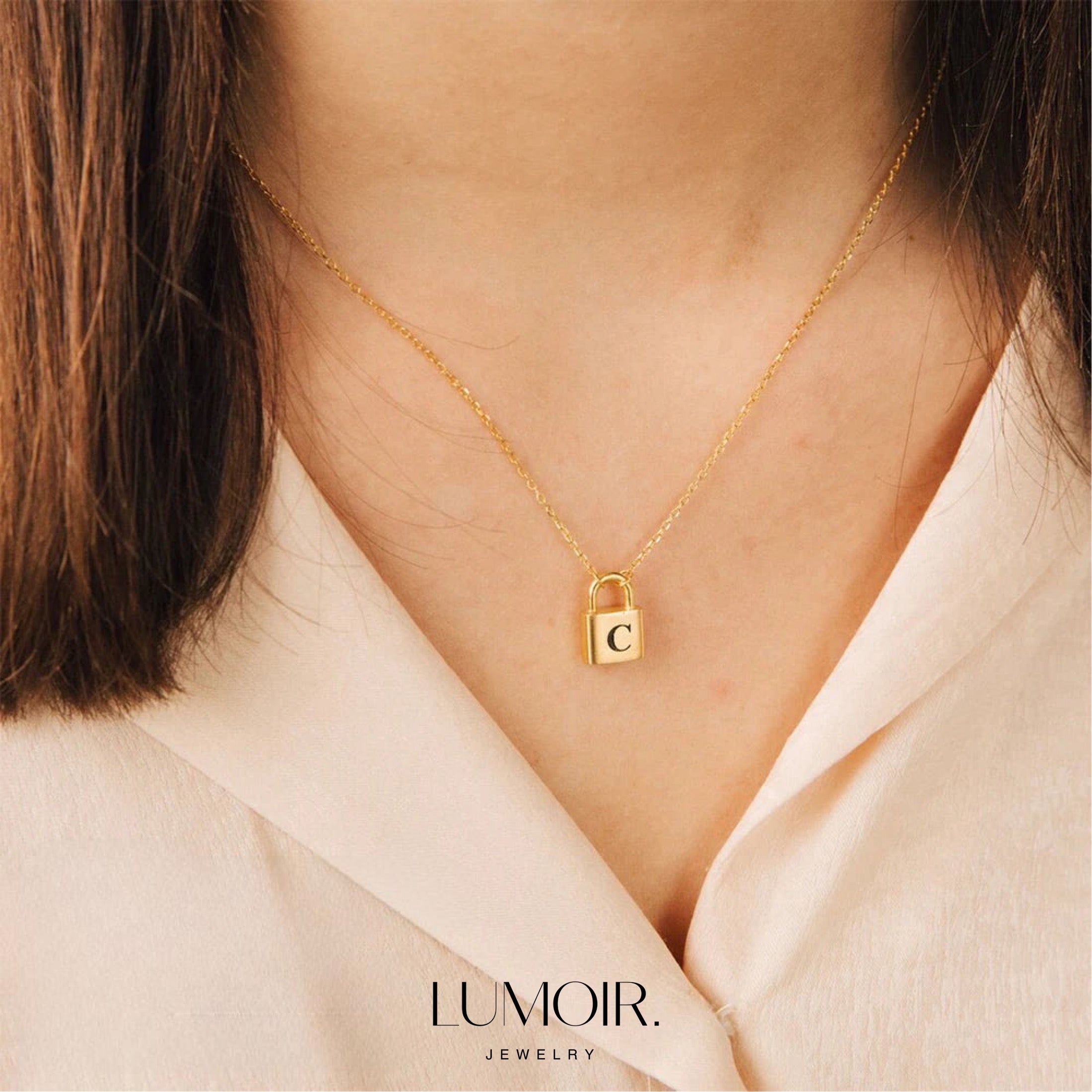 Collier personnalisé en acier inoxydable Sarah