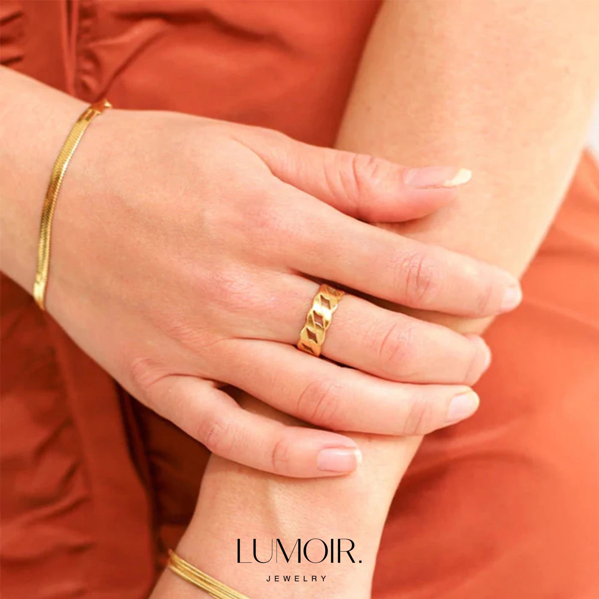 Bague en acier inoxydable Samira