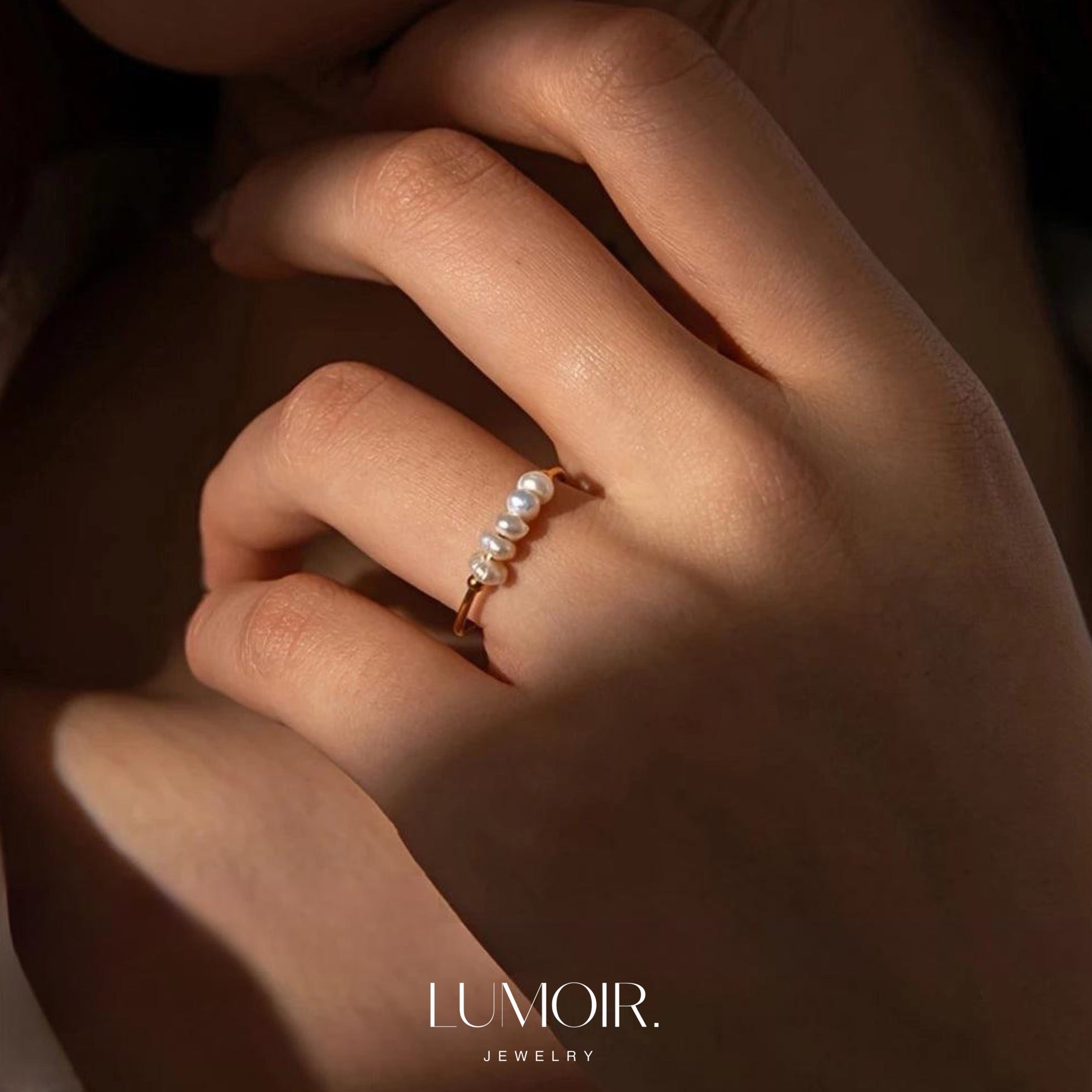 Bague en perles Nuria