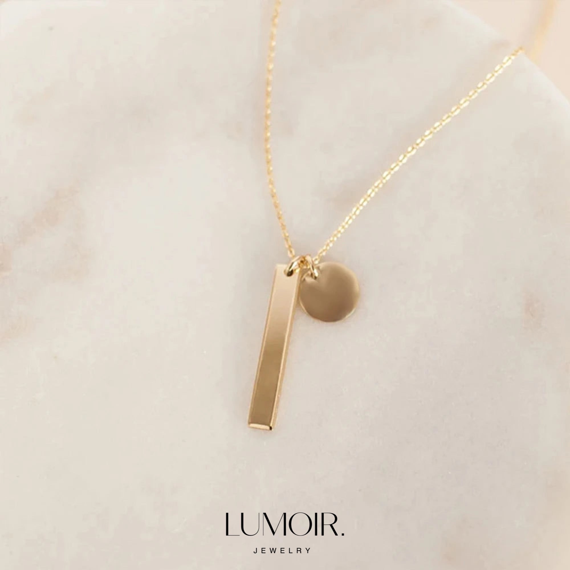Collier personnalisé en acier inoxydable Nora
