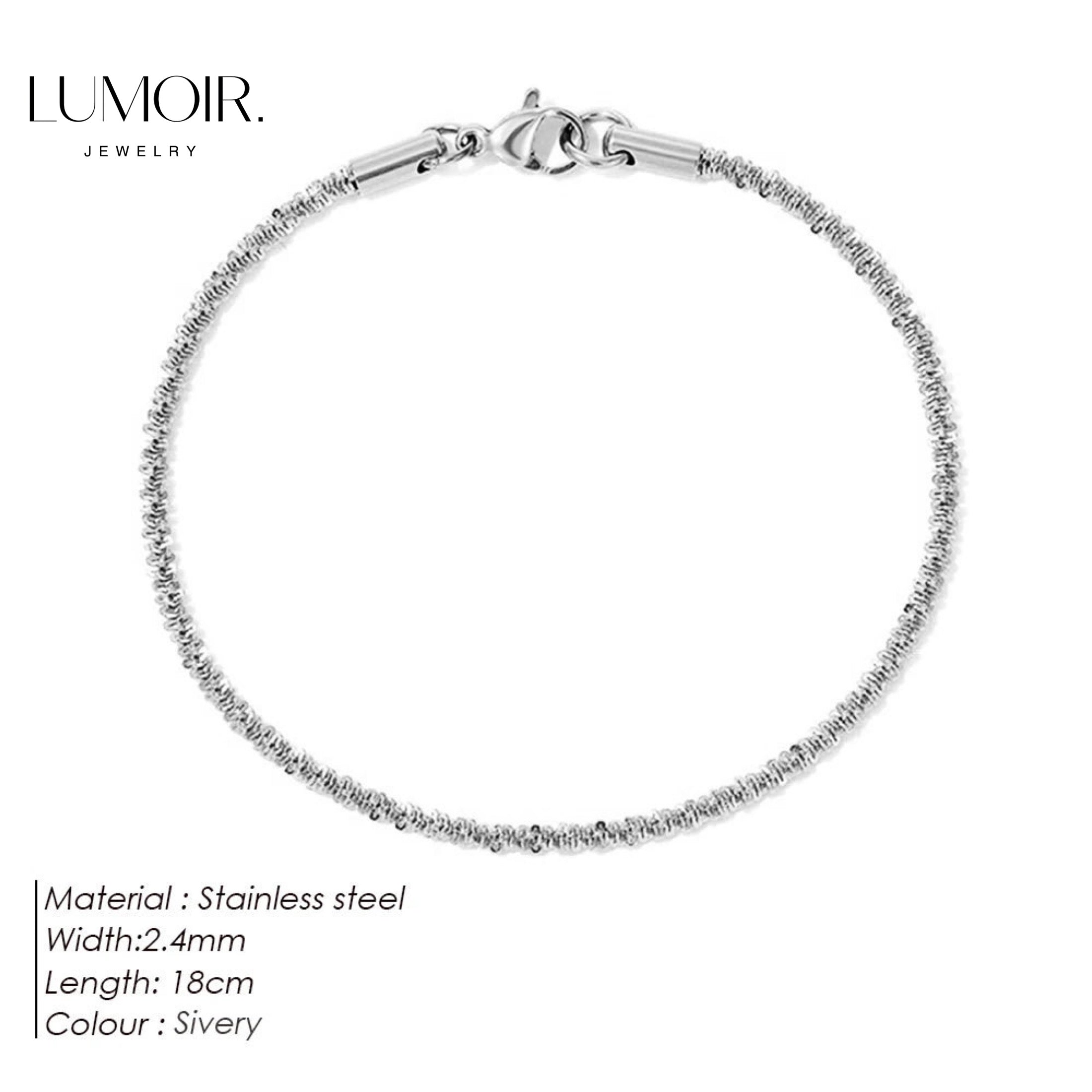 Bracelet en acier inoxydable Lora