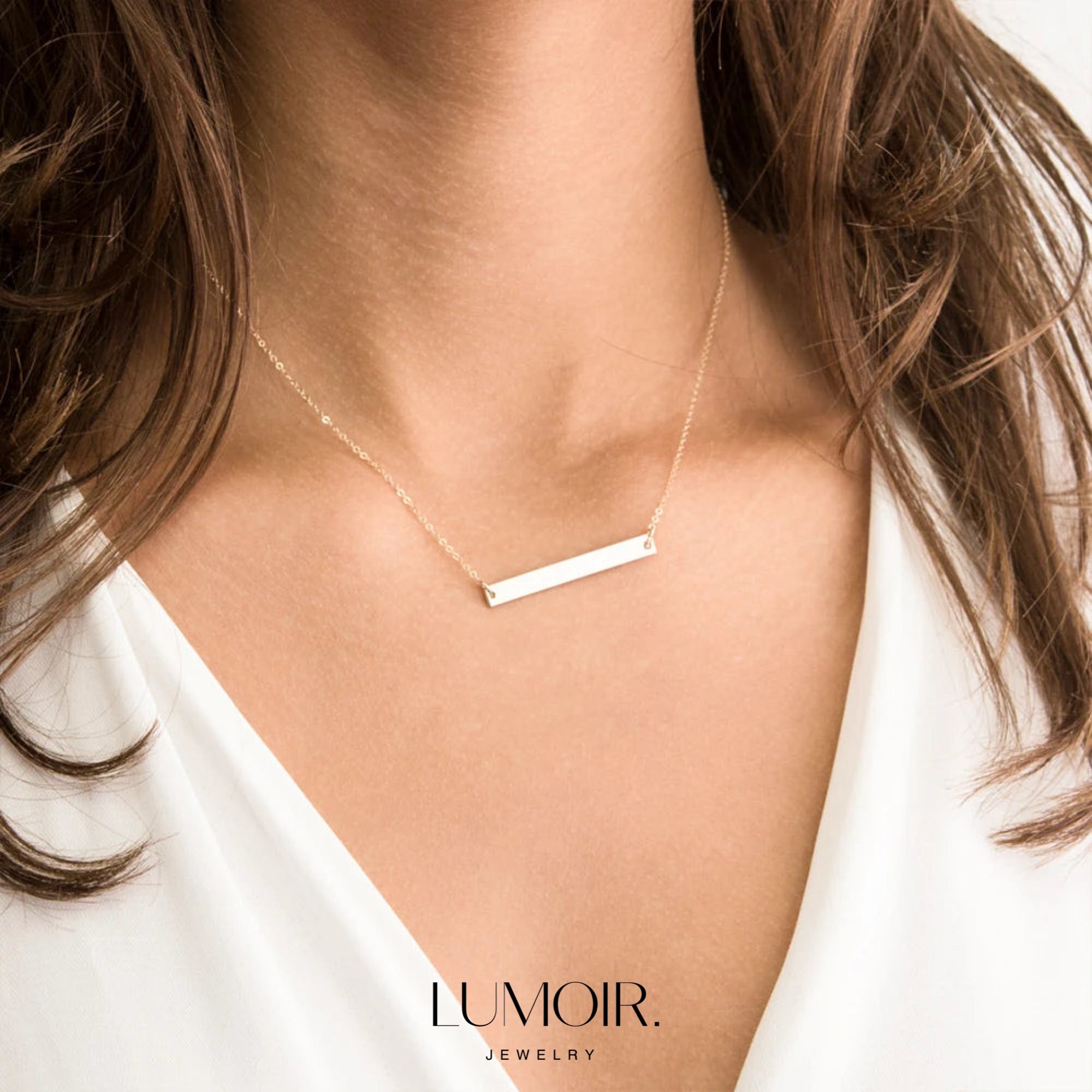 Collier personnalisé en acier inoxydable Elina