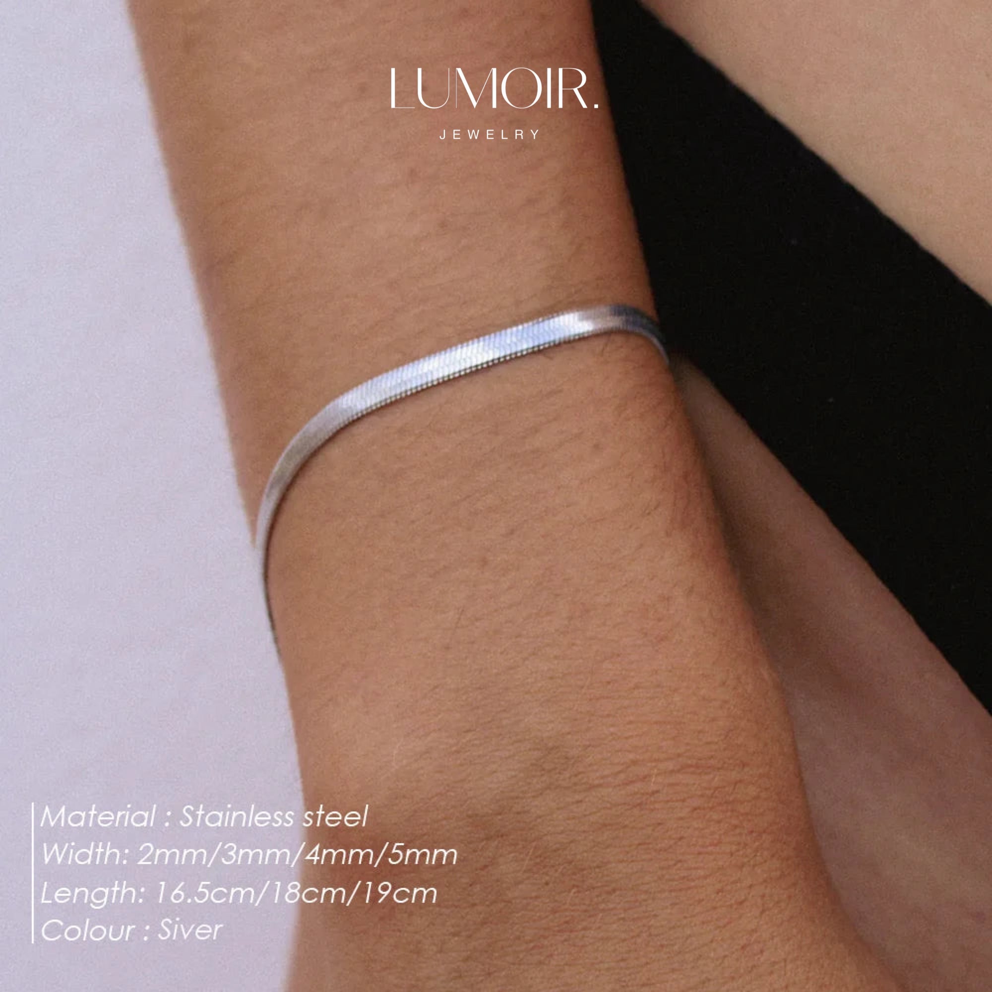 Bracelet en acier inoxydable Leva