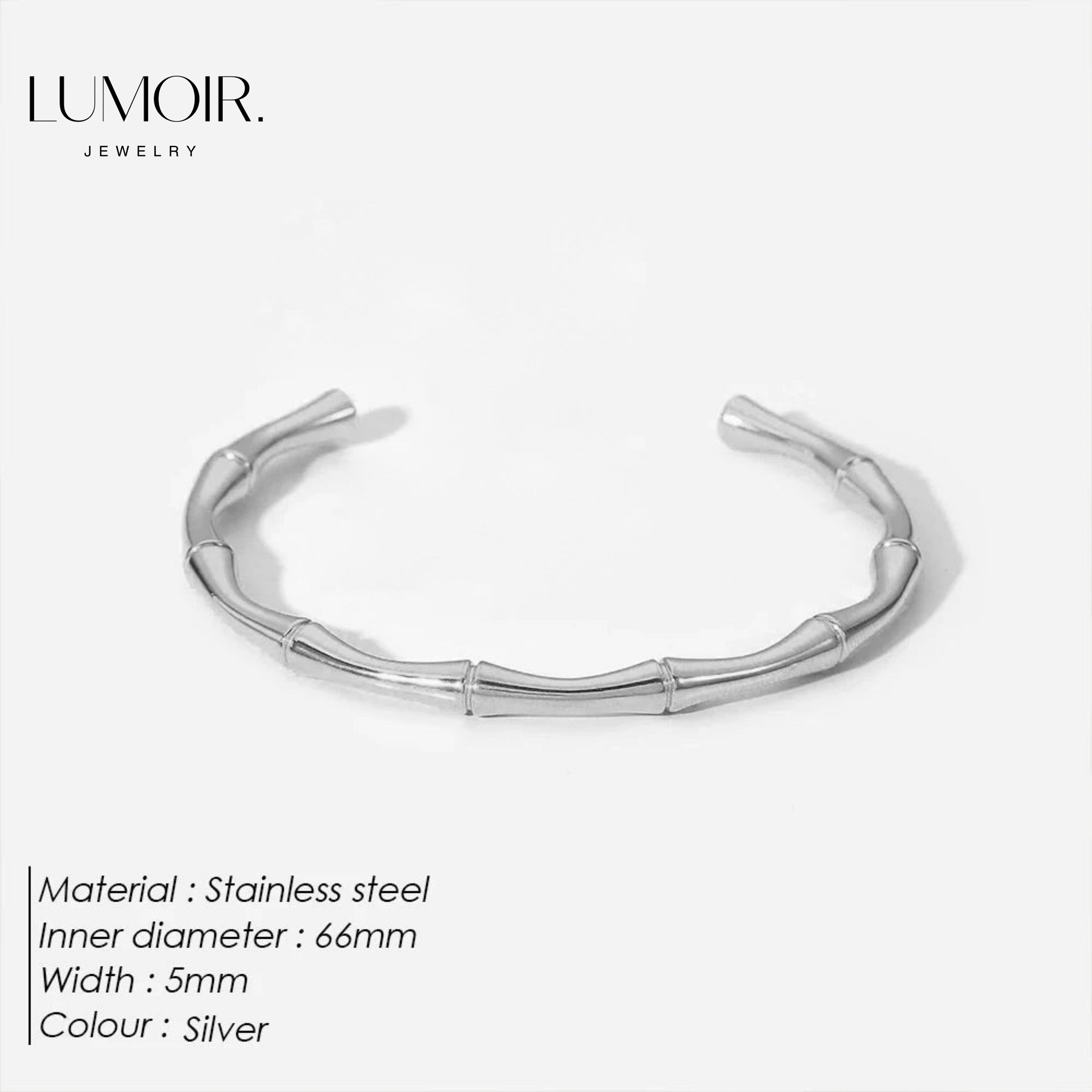 Bracelet en acier inoxydable Flores