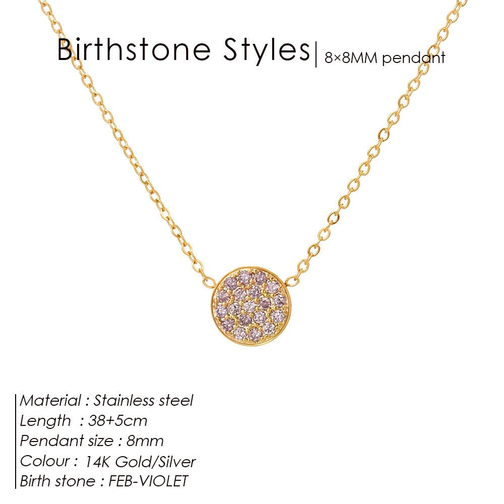 Collier pierre de naissance Elina