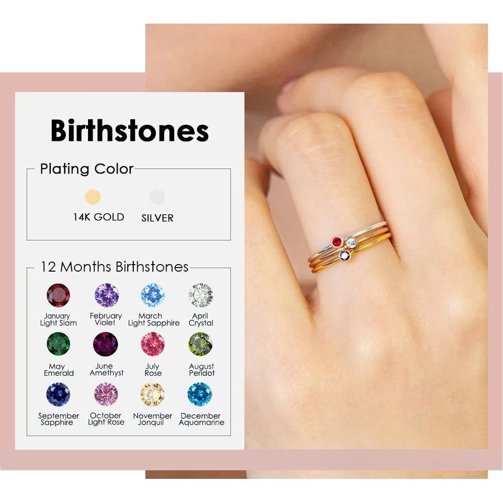 Bague pierre de naissance Sanur