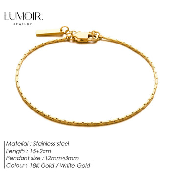 Personalisiertes Edelstahl Armband Adrien