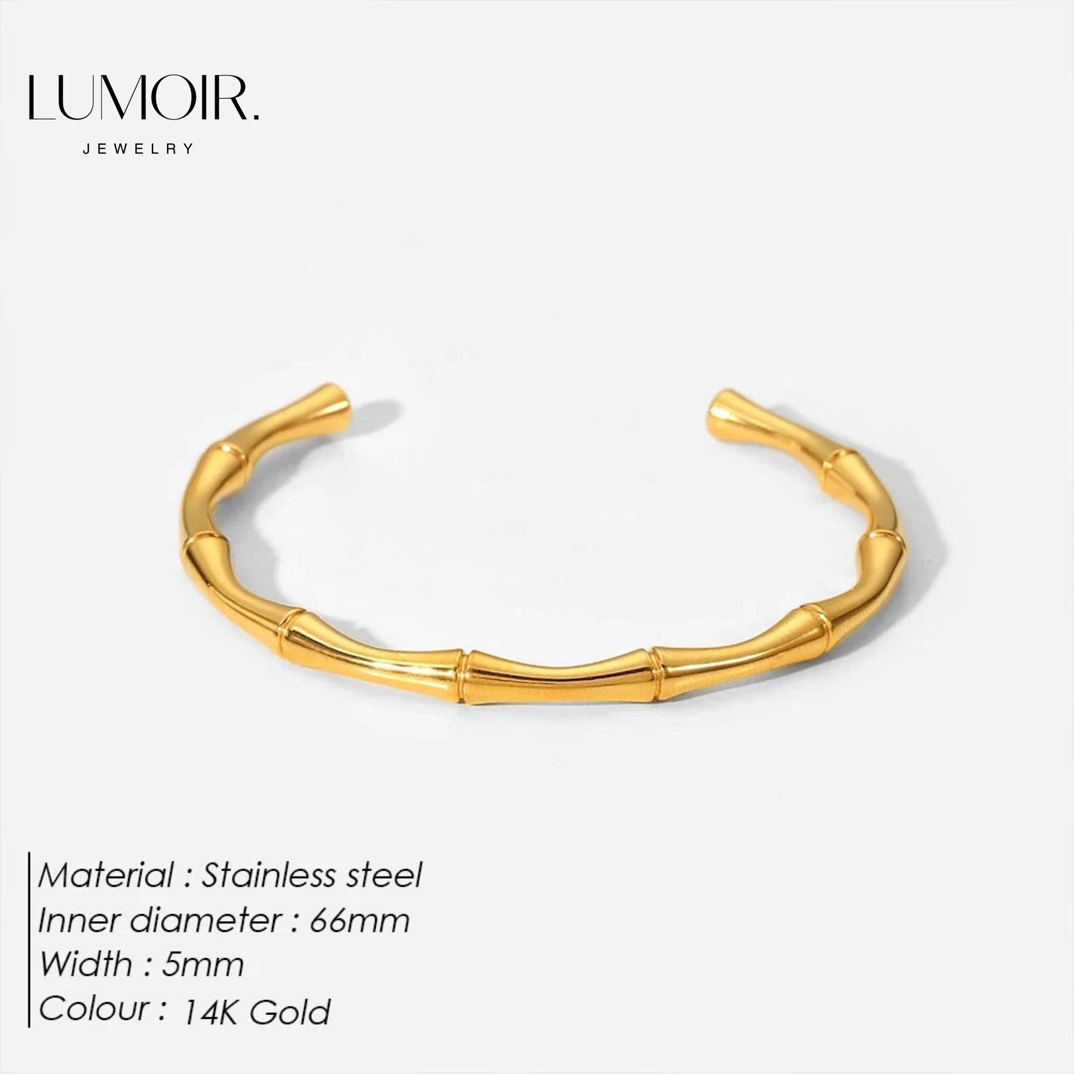 Bracelet en acier inoxydable Flores