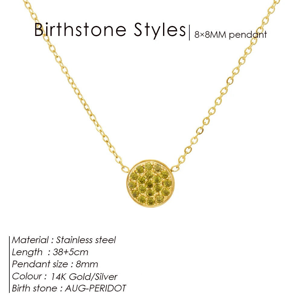 Collier pierre de naissance Elina