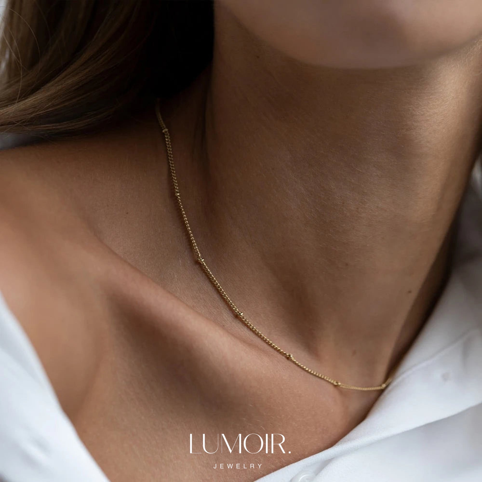 Collier en acier inoxydable Cora