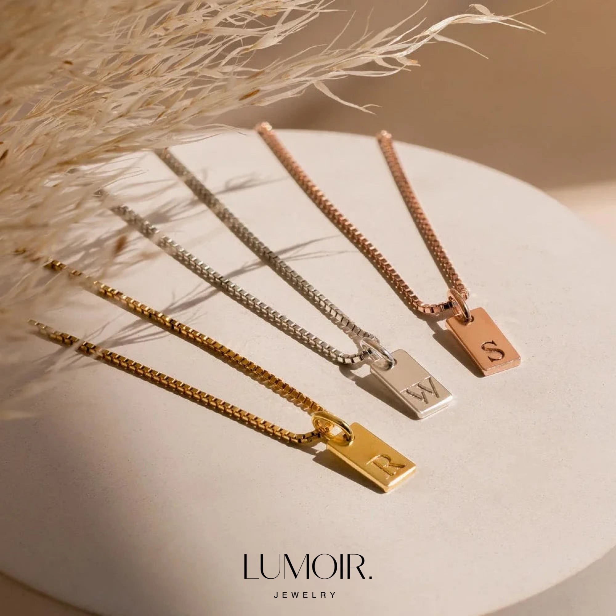Collier personnalisé en acier inoxydable Luana