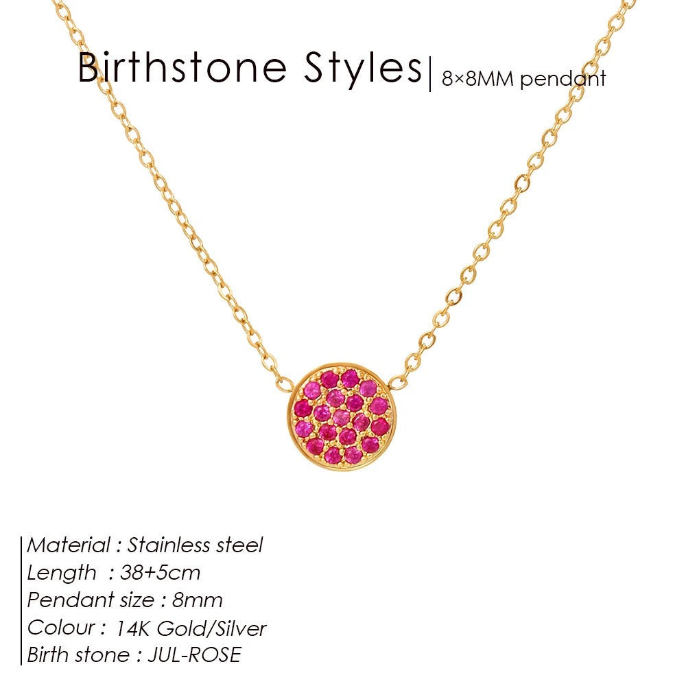 Collier pierre de naissance Elina