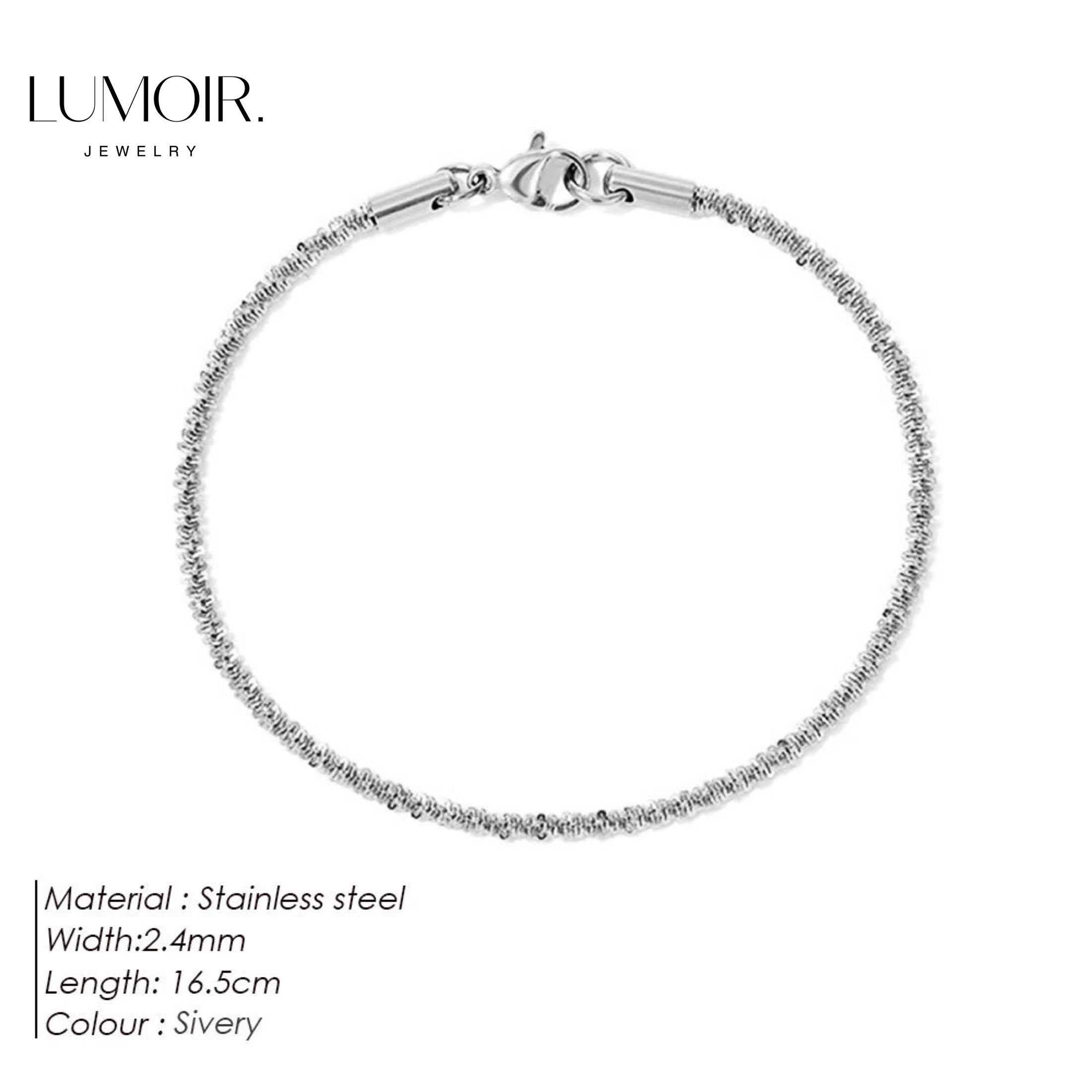 Bracelet en acier inoxydable Lora
