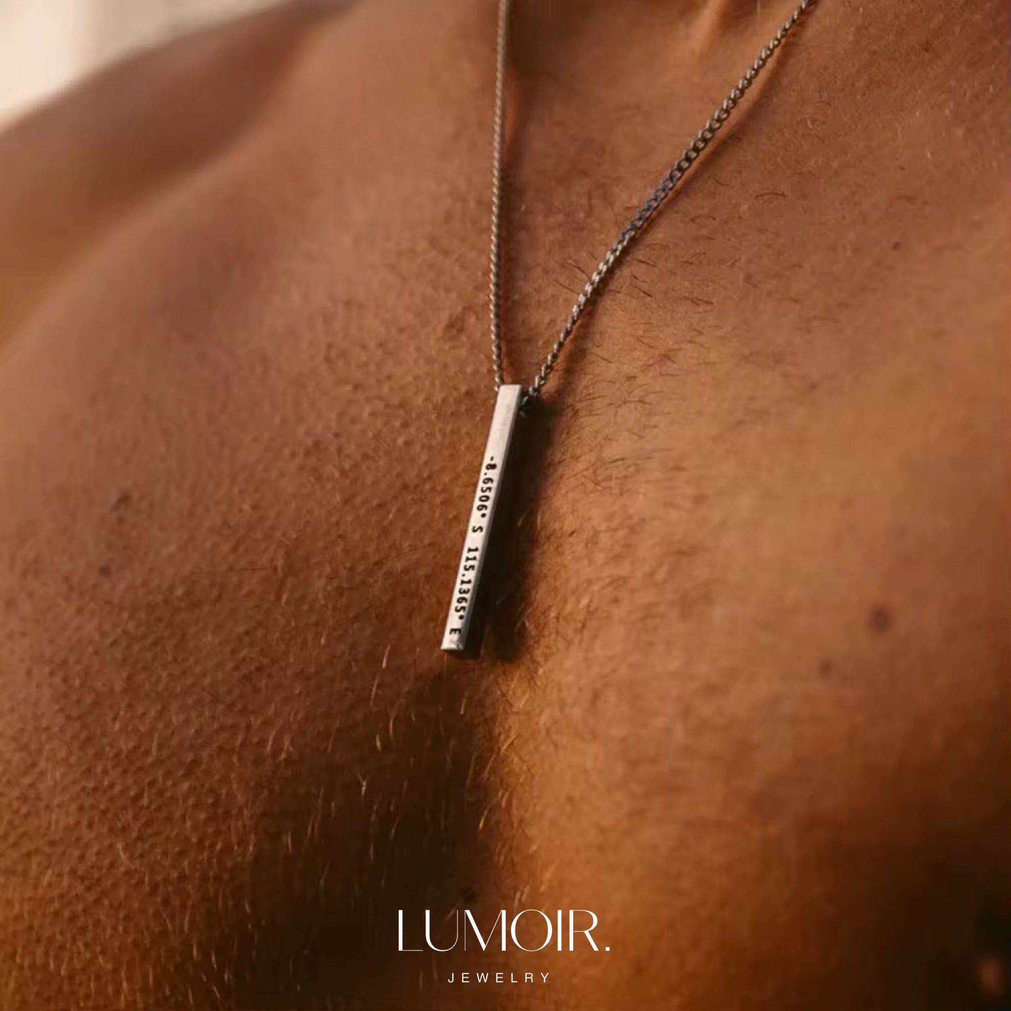 Collier personnalisé en acier inoxydable Yuna