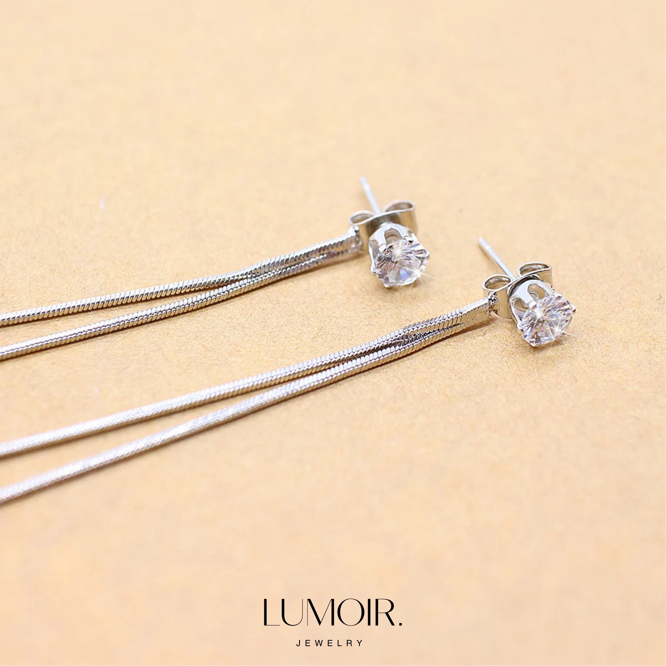 Boucles d'oreilles en pierre précieuse Azura