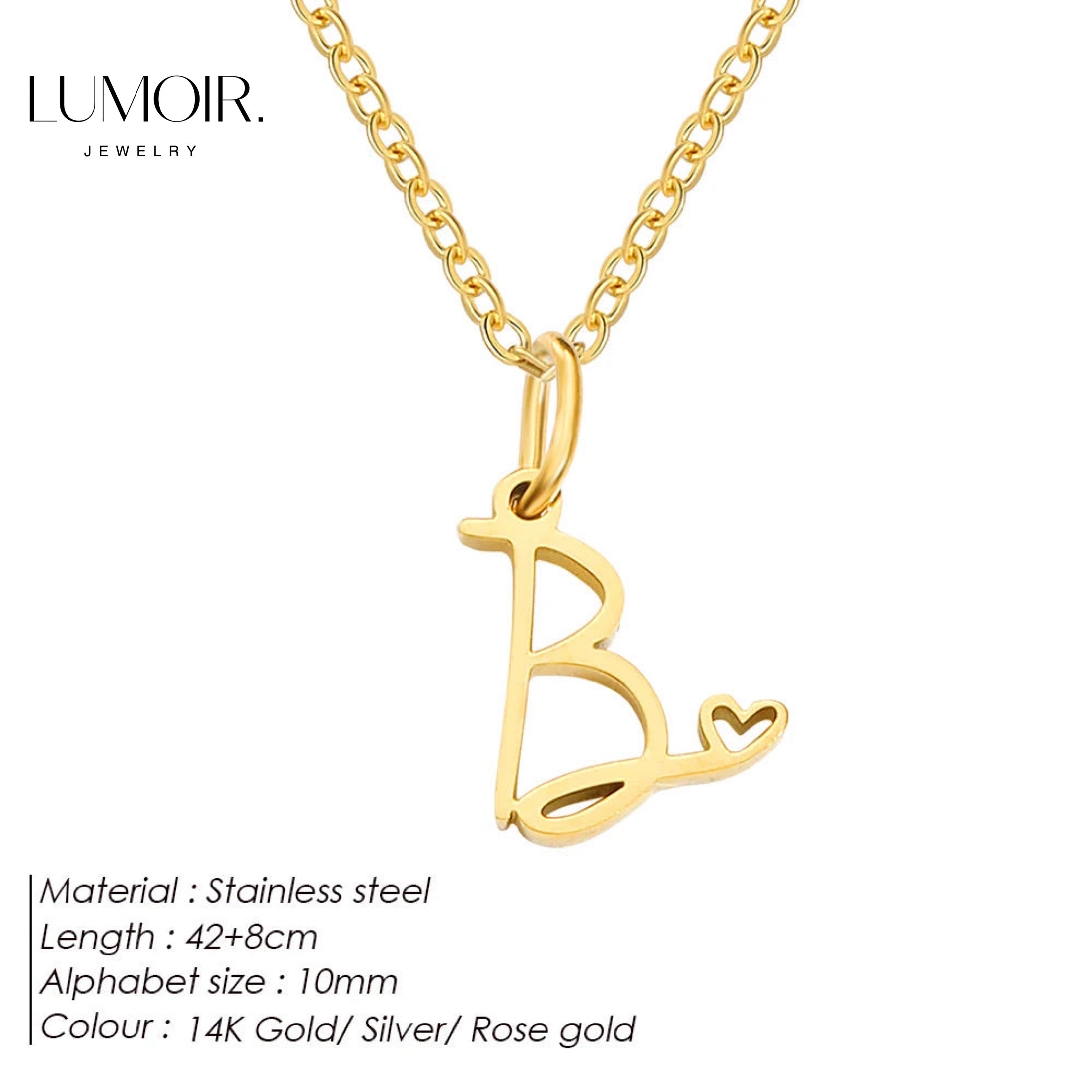 Collier personnalisé en acier inoxydable Venice