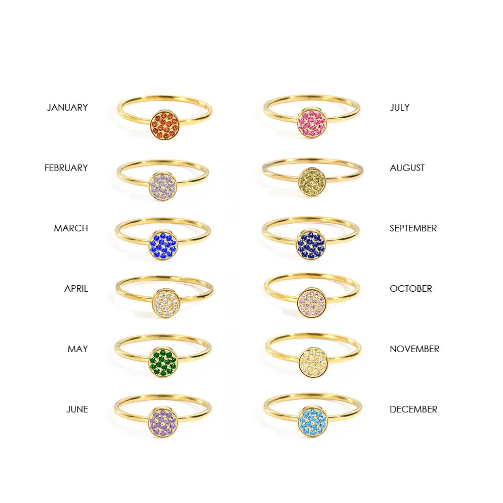 Bague pierre de naissance Daniela