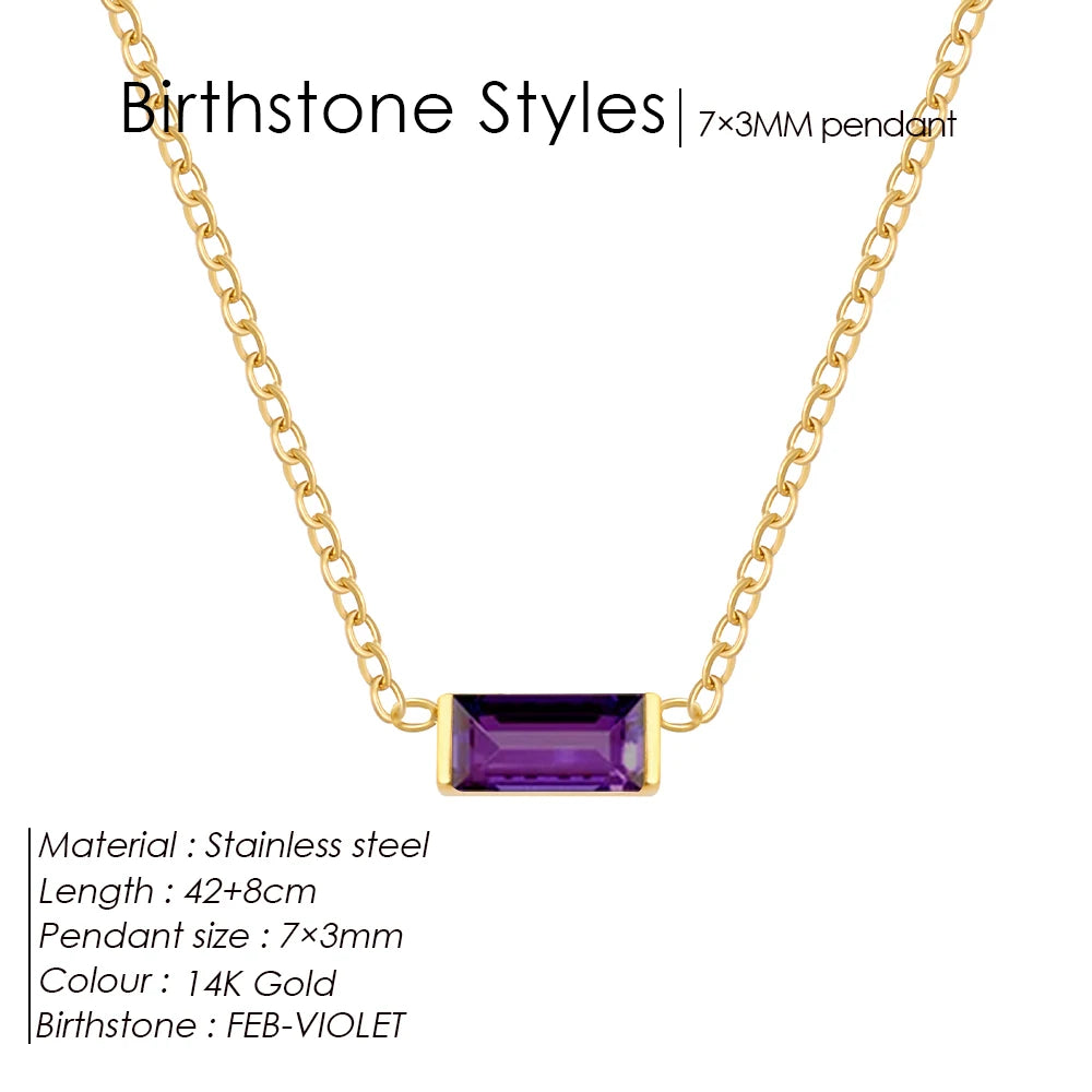 Collier pierre de naissance Aurora