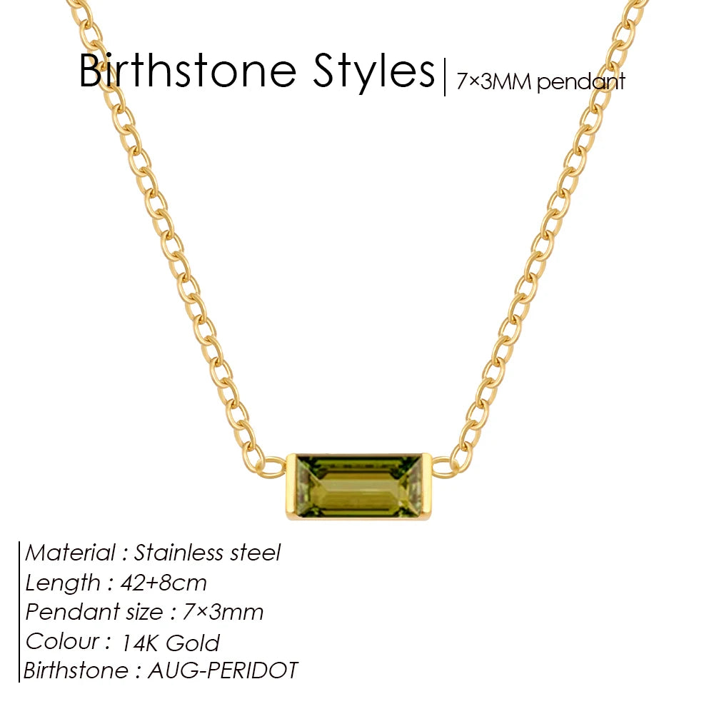 Collier pierre de naissance Aurora
