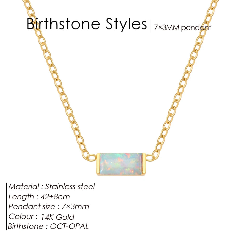 Collier pierre de naissance Aurora
