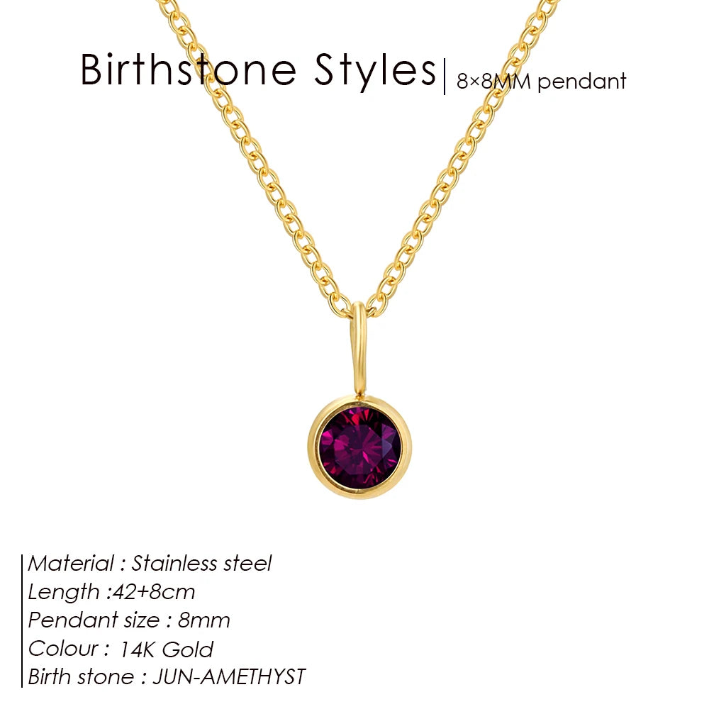 Collier pierre de naissance Tanja