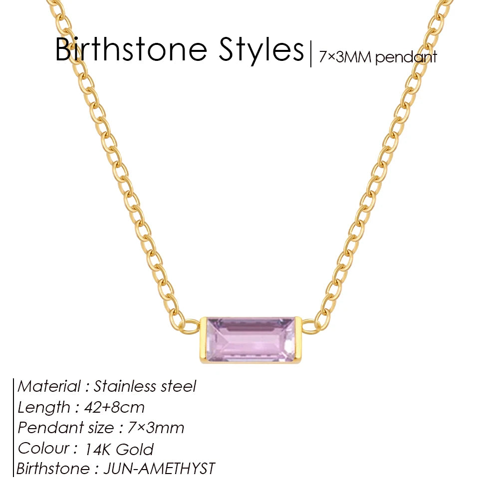 Collier pierre de naissance Aurora