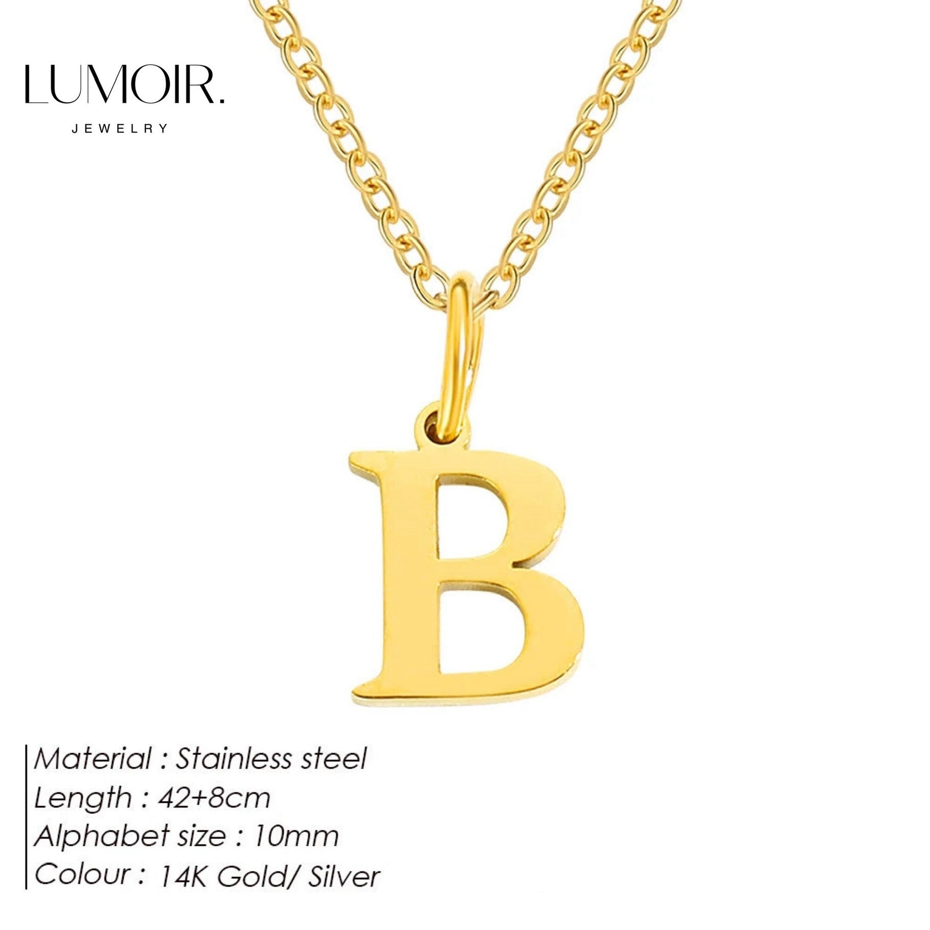 Collana personalizzata in acciaio inossidabile Lune